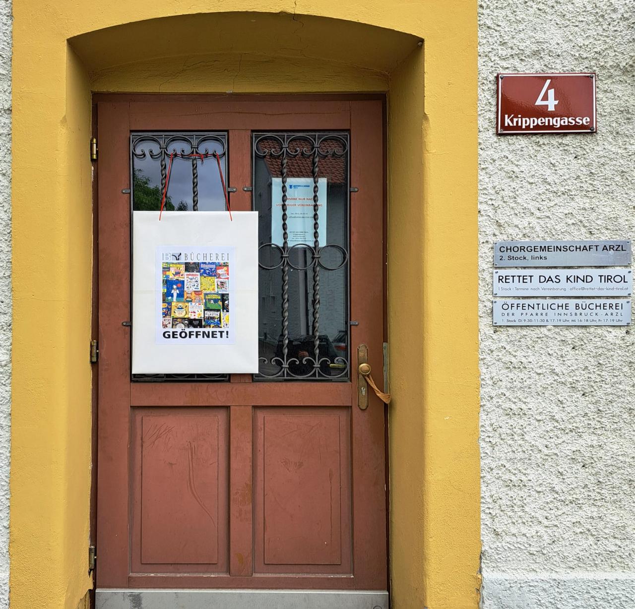 Öffentliche Bücherei der Pfarre Innsbruck-Arzl