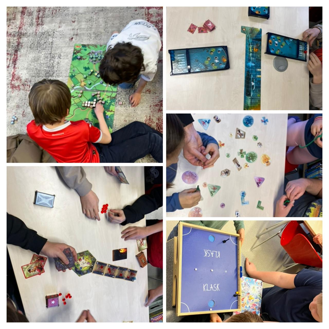 Spielende Kinder beim Spielenachmittag am 6. Maerz 2026